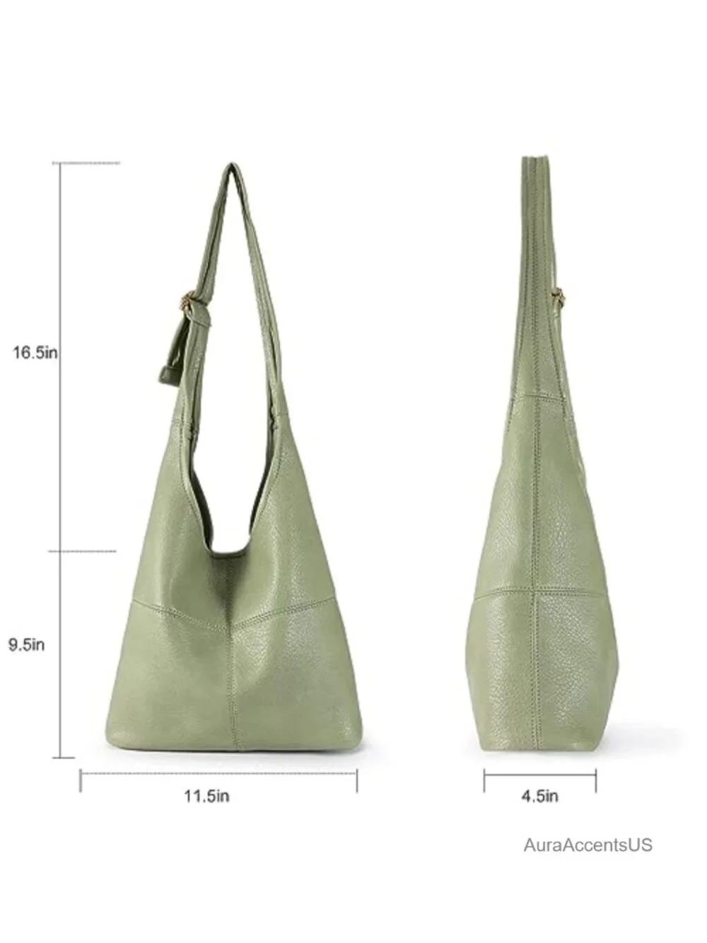 Montana West Hobo Purse Vegan Leather Shoulder Bag with Wristlet